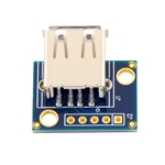 USB Type A Female Breakout Board with mounting holes